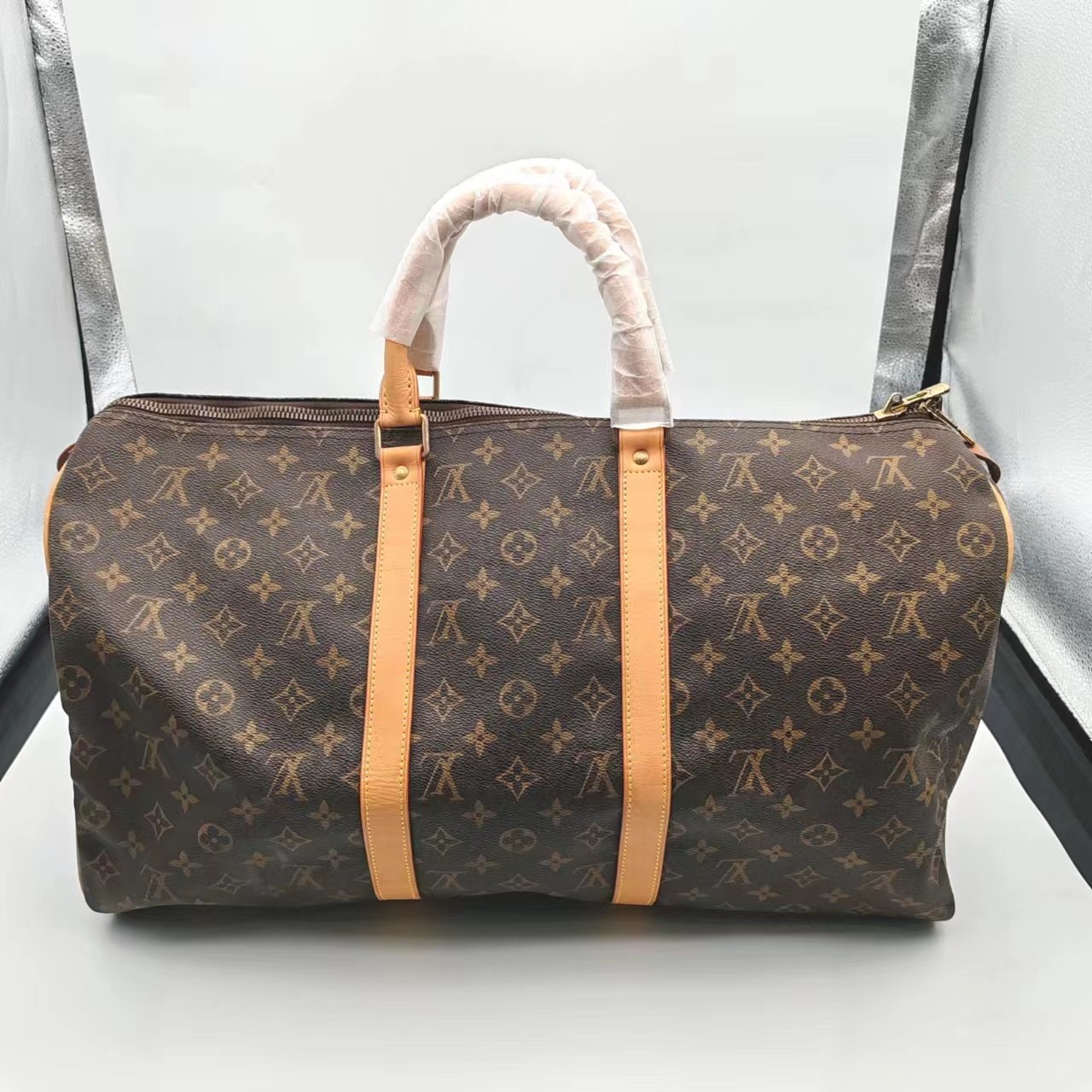 95新  LV keepall50旅行袋带C355(2