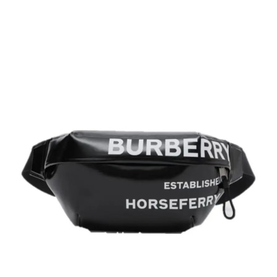 95新 BURBERRY/博柏利 巴宝莉胸包/N77/赠钥匙扣
