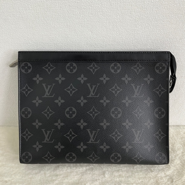 95新 LouisVuitton/路易威登 5768/4543/4825经典黑花手拿包5886