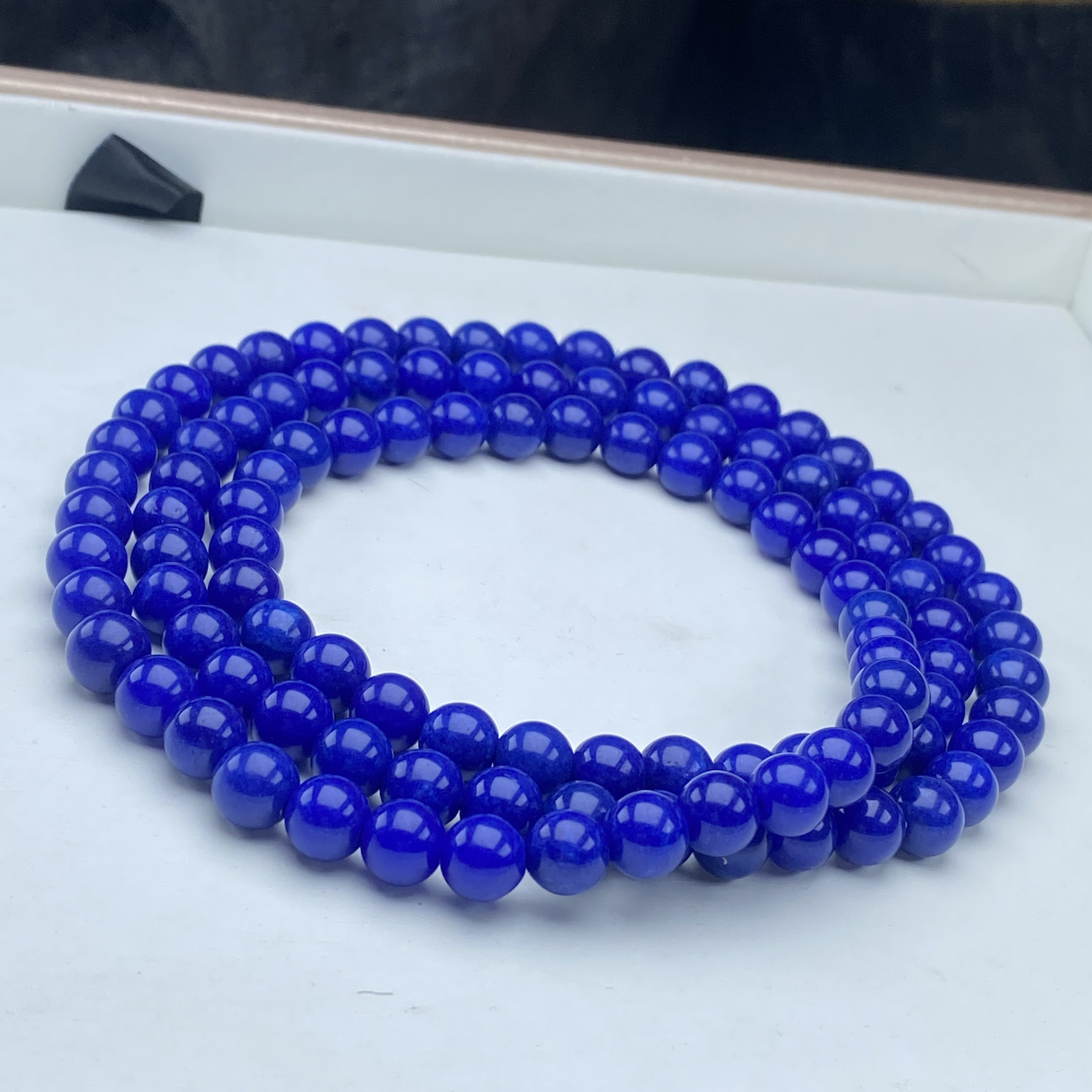 438号精品高货多青少白手串108颗8mm多样性发一件