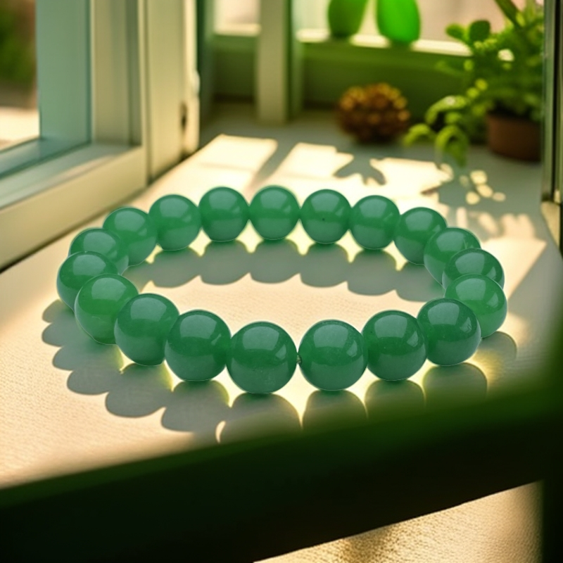 370号精品高货辣绿手串10mm多样性发一件