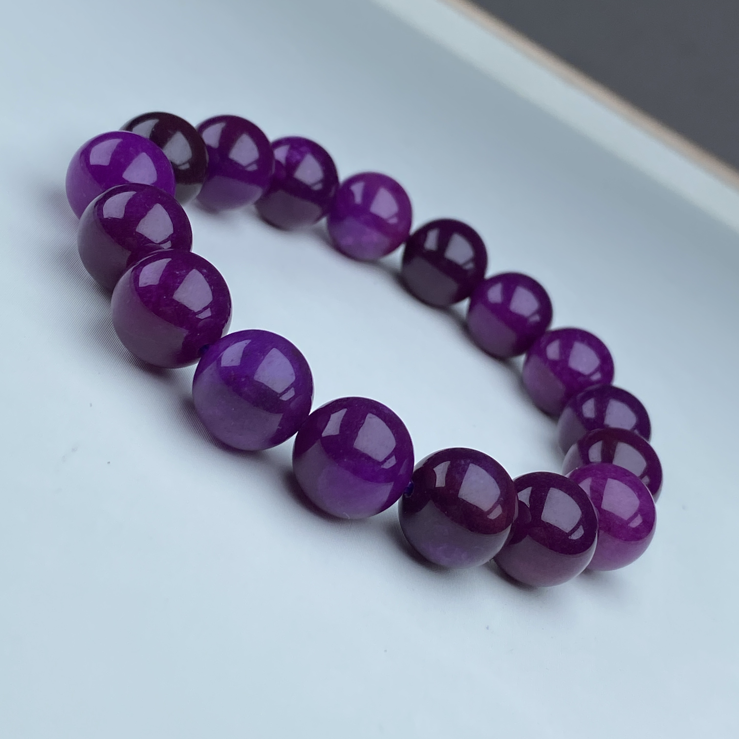 235号精品高货紫苏12mm手串多样性发一件