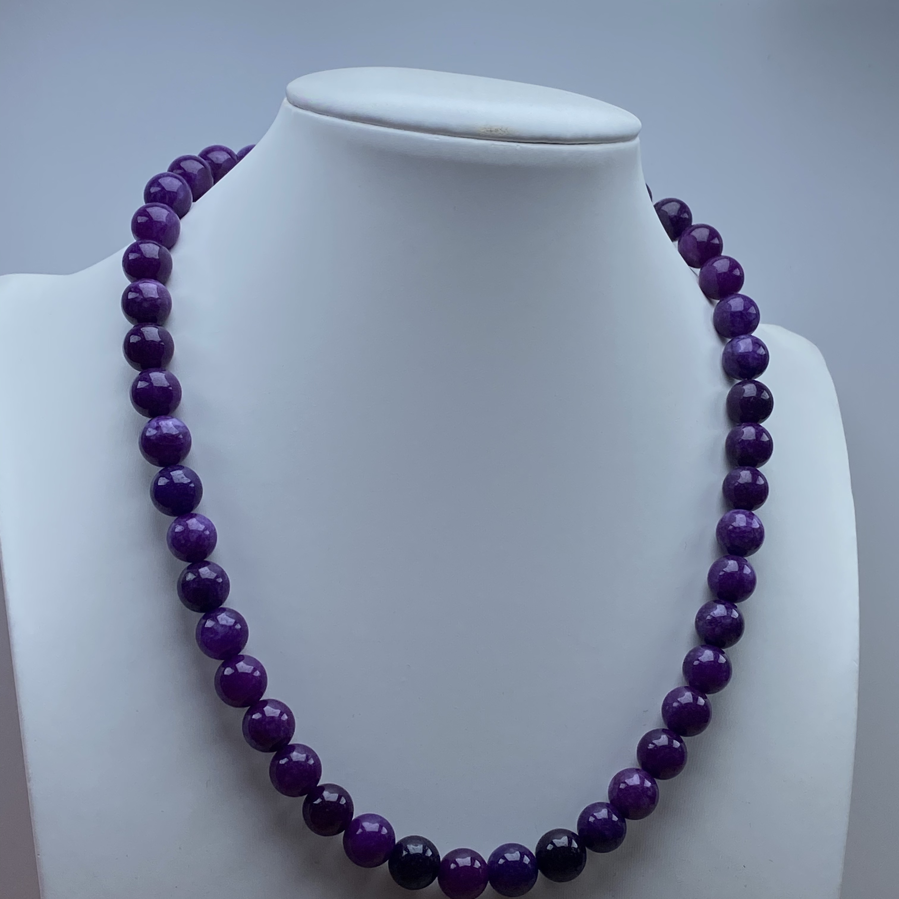 299号精品高货紫苏项链10mm多样性发一件