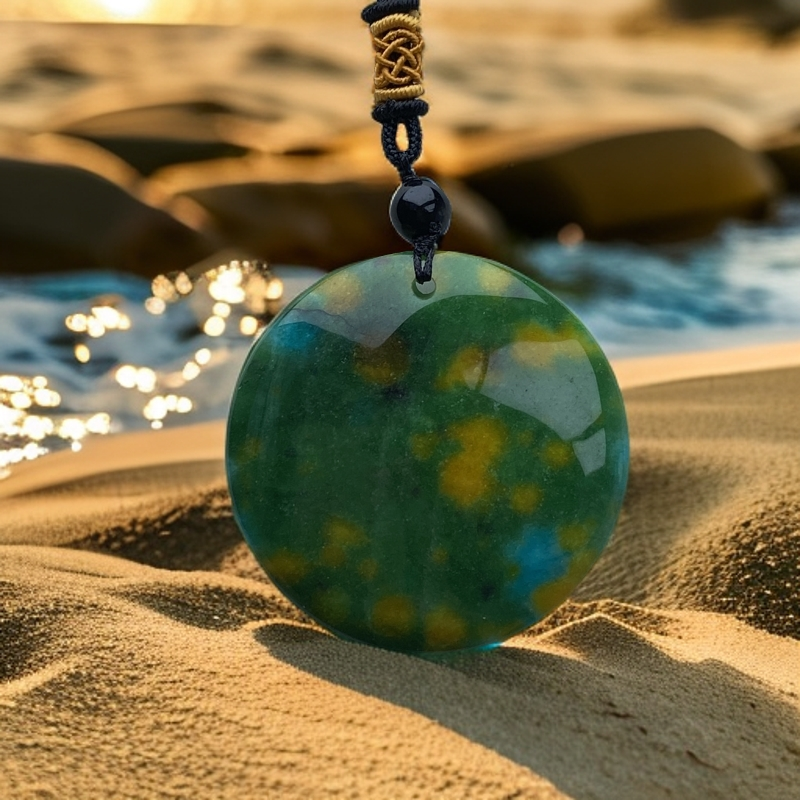 148号天然高品质橘子绿苏吊坠多样性发一件