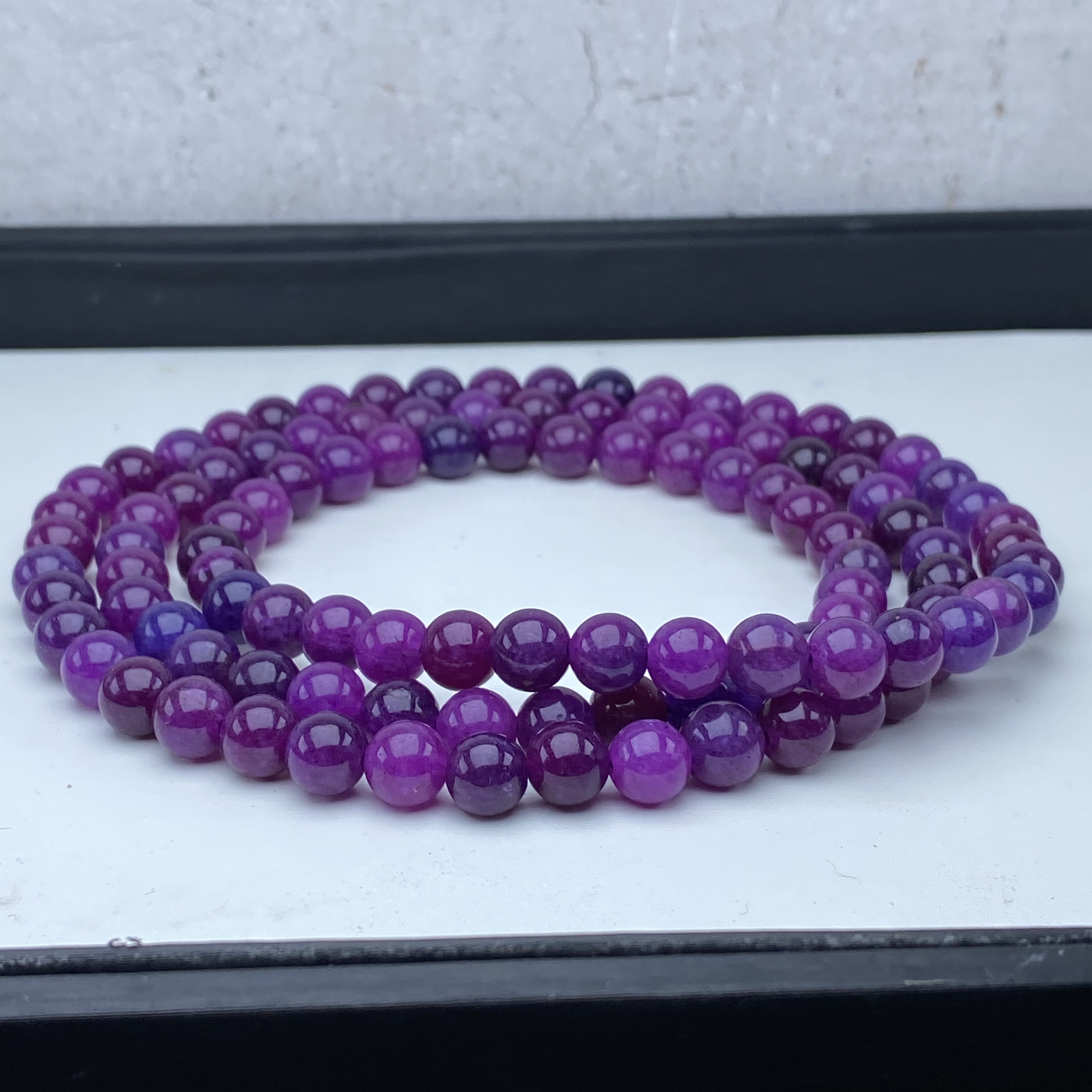 298号精品高货紫苏手串108颗8mm多样性发一件 