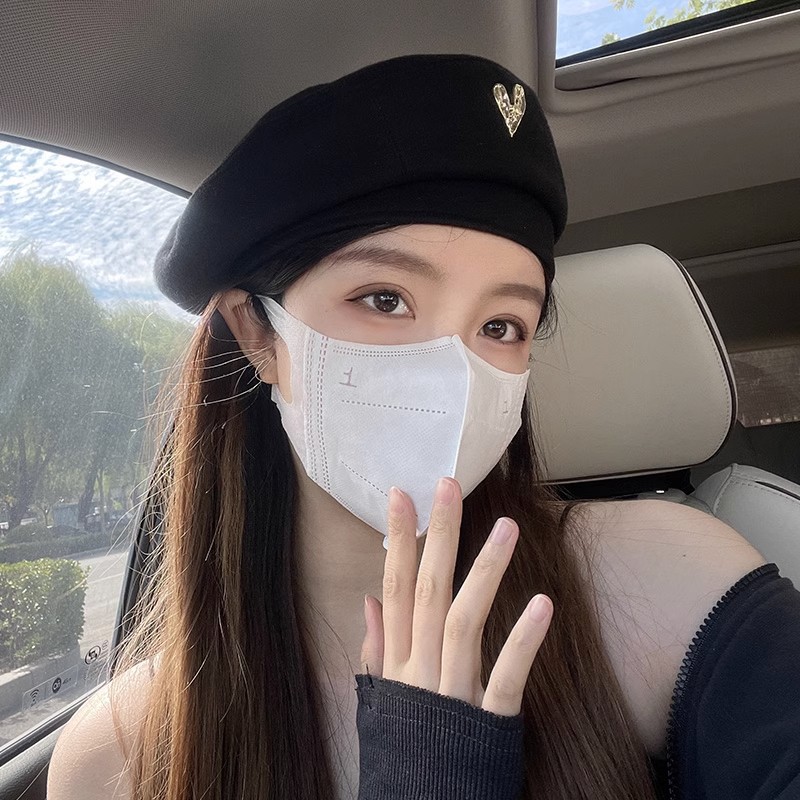 新疆西藏包邮洋气帽子冬天帽子贝雷帽女秋冬款韩版洋气显脸小蓓蕾