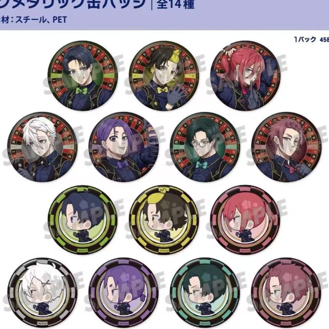 蓝色监狱 发牌吧唧 蓝锁徽章蓝色禁区