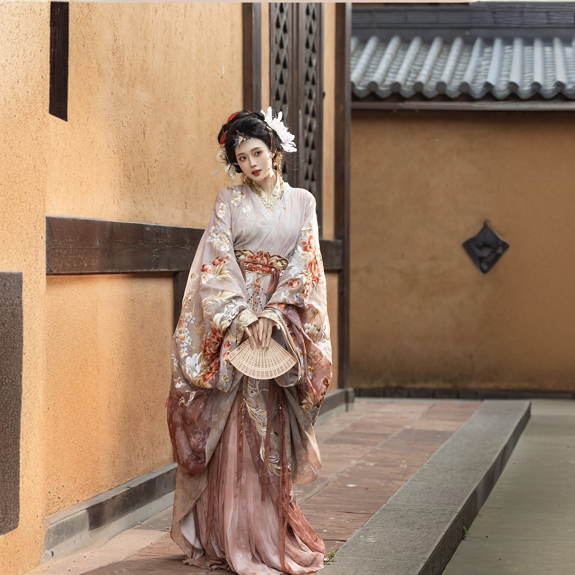 【长生殿战国袍】汉服女春秋季新款重工刺绣拖尾不拖尾改良女装高级