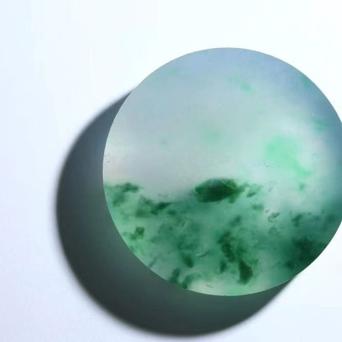 缅甸天然翡翠私人定制高端种水色料手镯牌子挂件珠宝首饰毛货现货