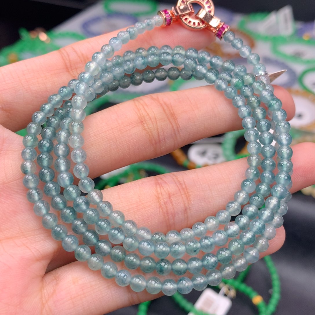 翡翠手链未镶嵌卡