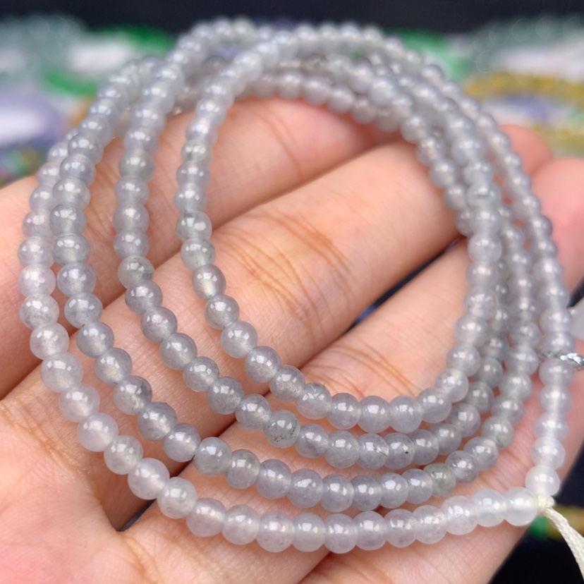 【闪购商品】翡翠手链未镶嵌卡3.4