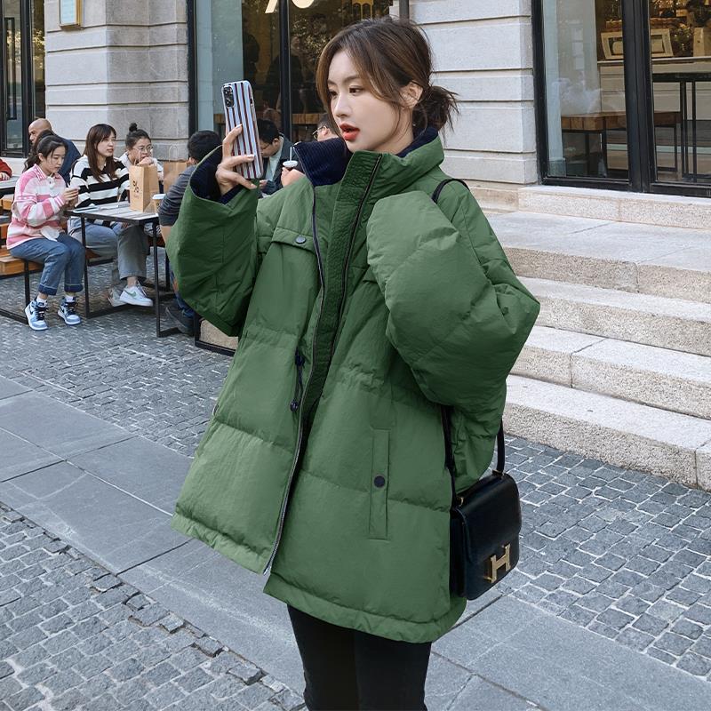小众设计短款羽绒服女冬季2023新款韩版宽松高级感超好看外套潮牌