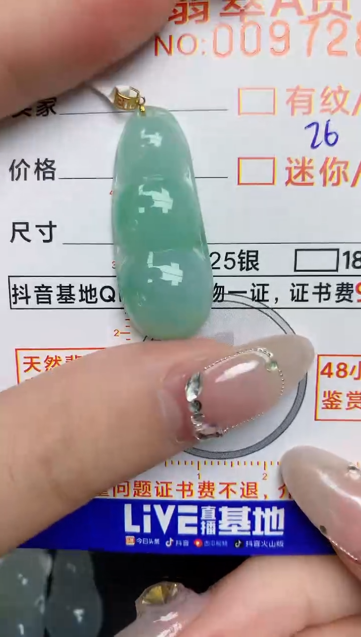 【闪购商品】翡翠颈饰18K金镶嵌26