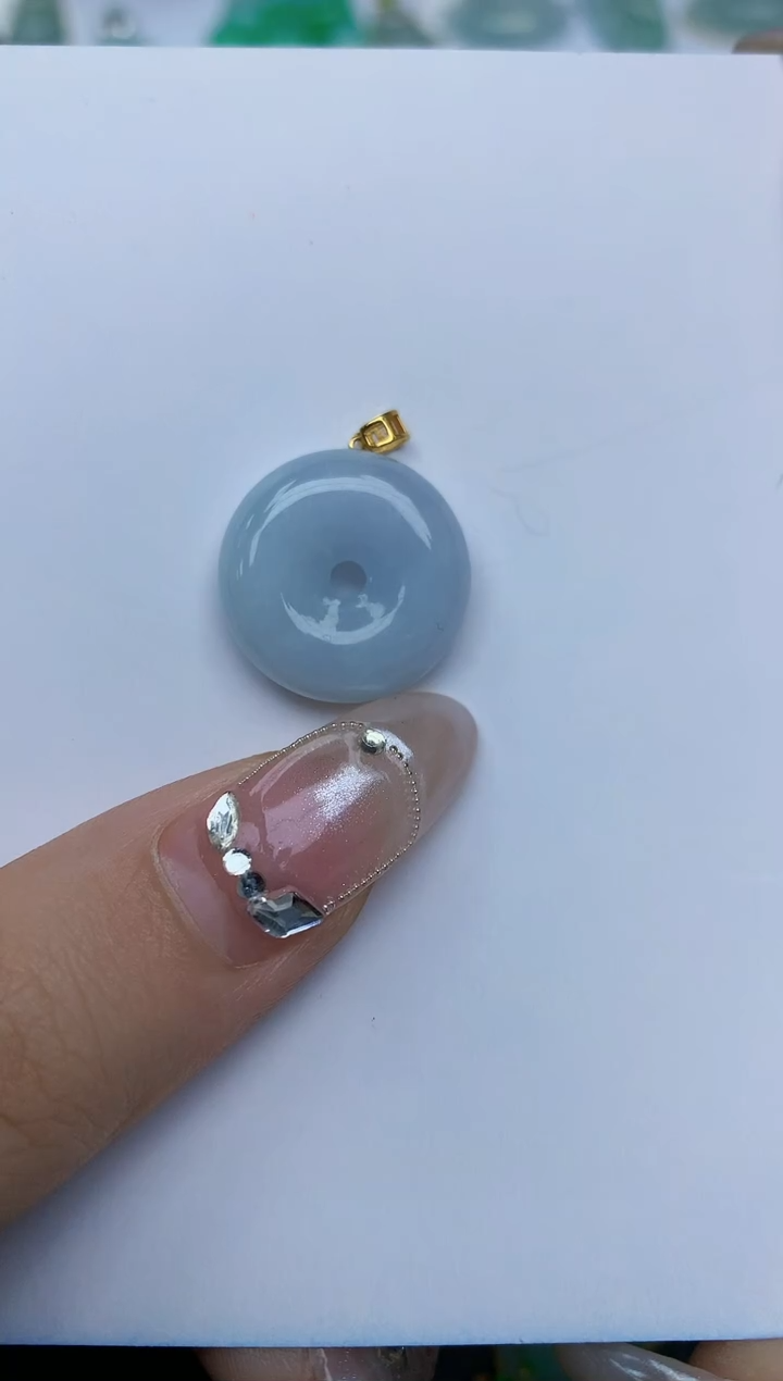 【闪购商品】翡翠颈饰18K金镶嵌147