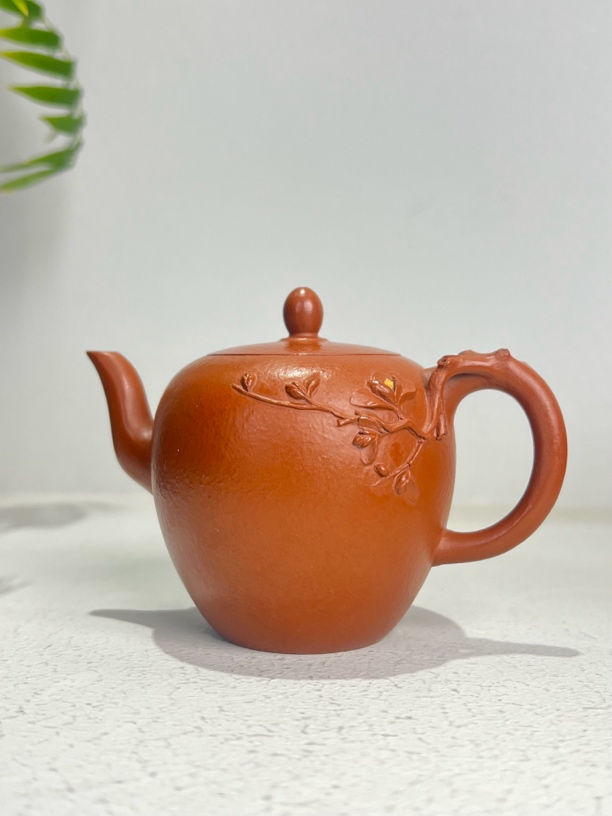富贵玉兰紫砂壶纯手工