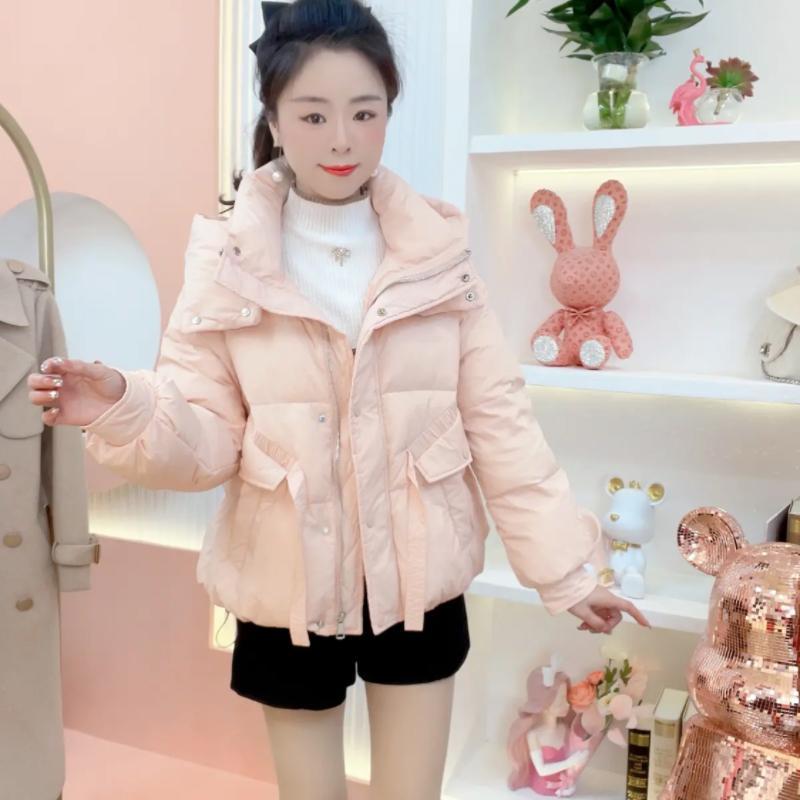 小个子超好看短款羽绒服女款加厚外套2023冬季新款时尚品牌面包服