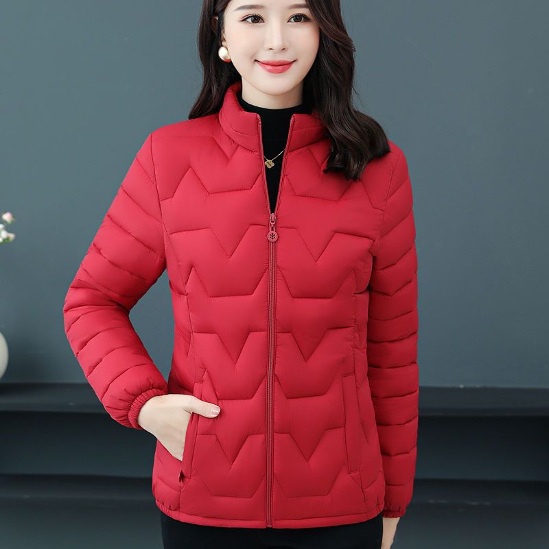 波/司橙羽绒羽绒服棉户外运动女2023新款洋气秋冬季外套妈妈装棉