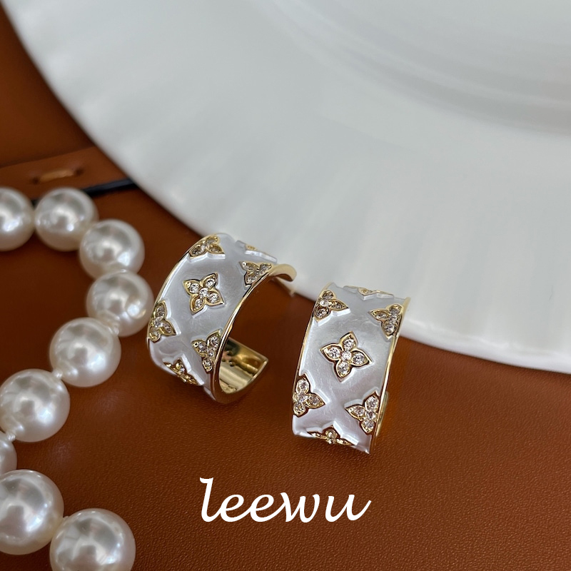 铜合金耳饰 里物LEEWU【驴驴几何耳圈】气质时尚轻奢小众耳环ins