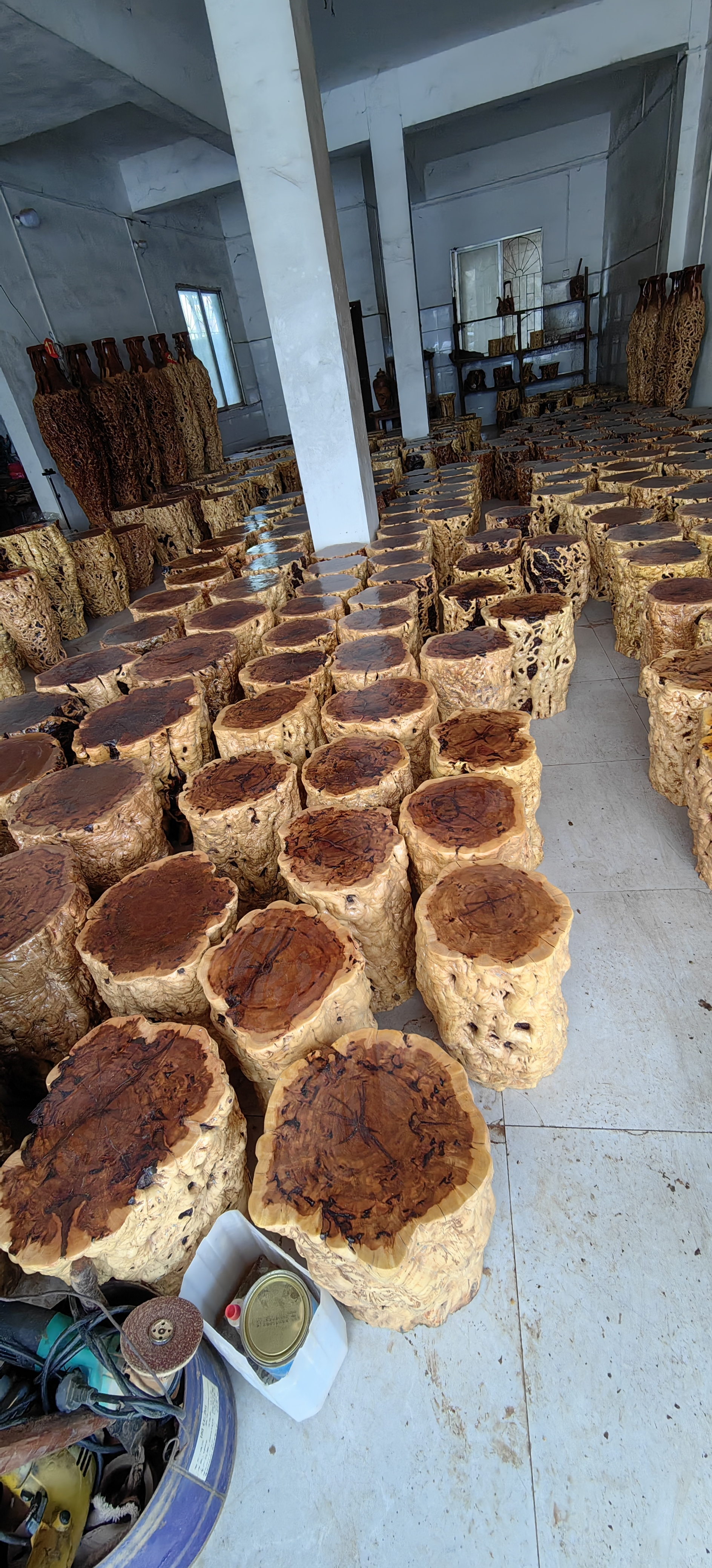 厂家大量枣木凳子出售