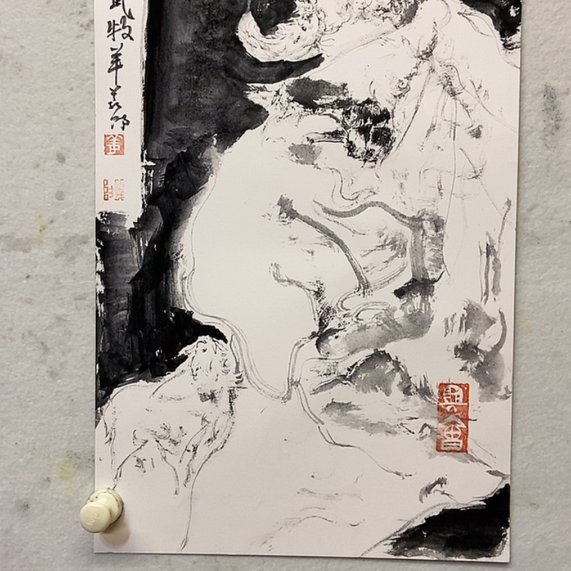 【闪购商品】书法用****8纯水墨画作品欣赏