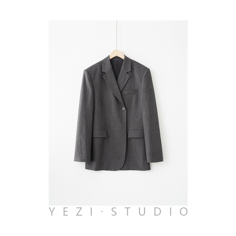 【城市漫步】纸片人酷灰西装外套24115632