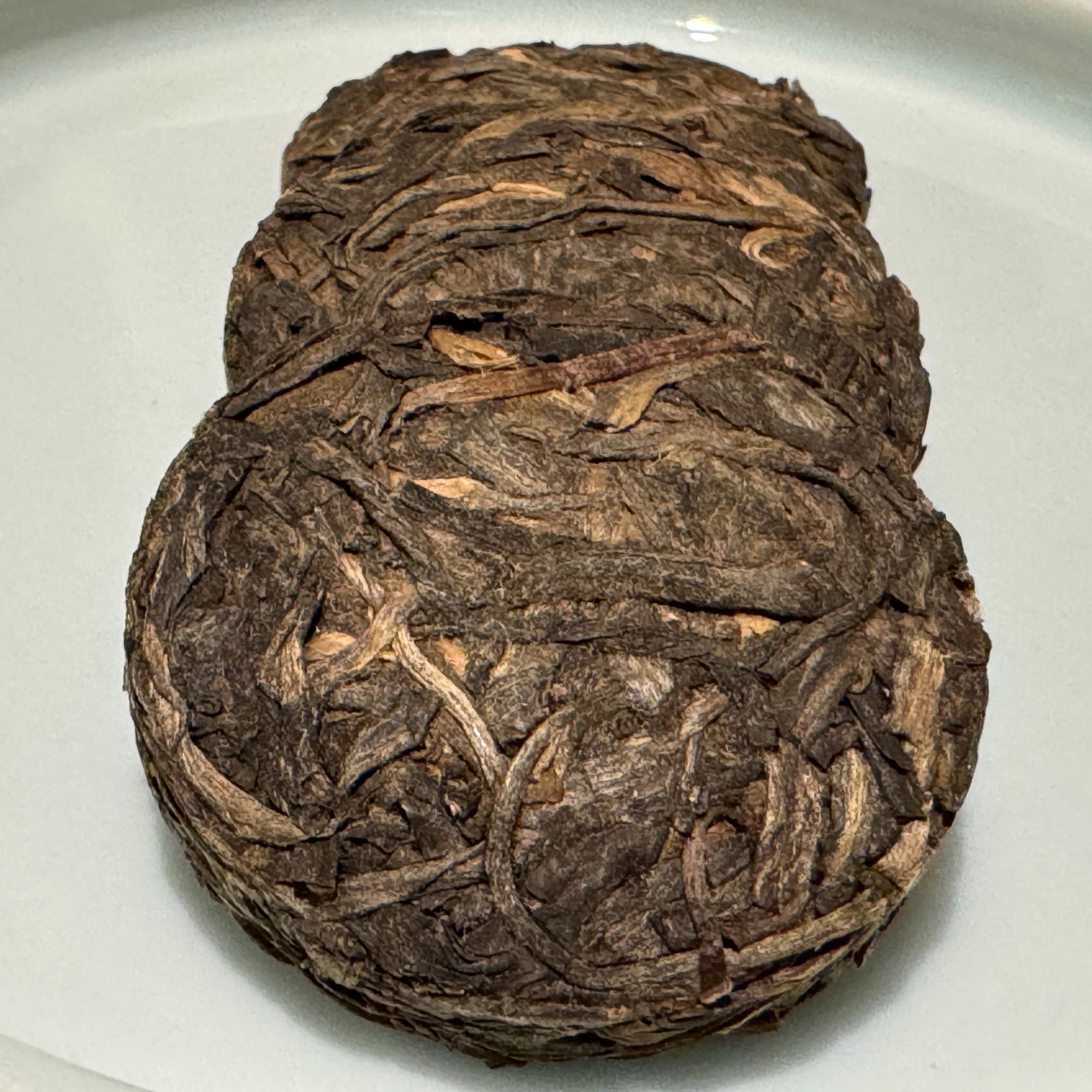 小一【莽枝玲珑饼】莽枝 2017年 普洱生茶 独立小袋包装 汤甜水柔滑