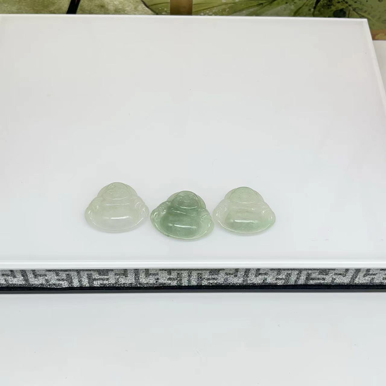 天然缅甸a货翡翠佛公吊坠 C349—多样性发一件