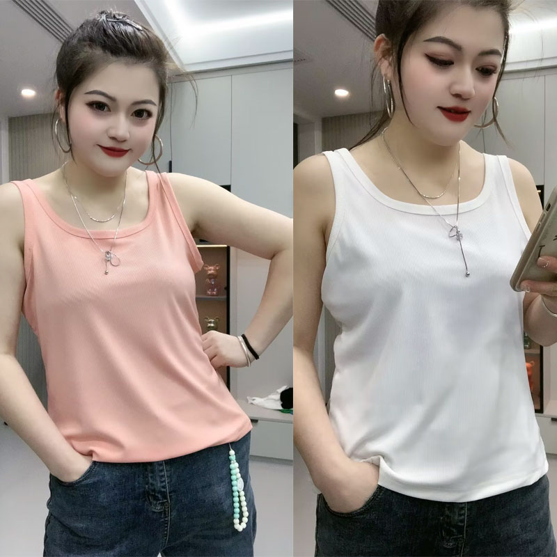 120-200斤大码女装胖mm春夏新款百搭显瘦背心韩版洋气时尚内搭238