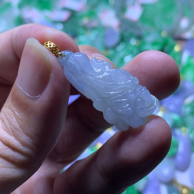 【闪购商品】定制翡翠18K金镶嵌