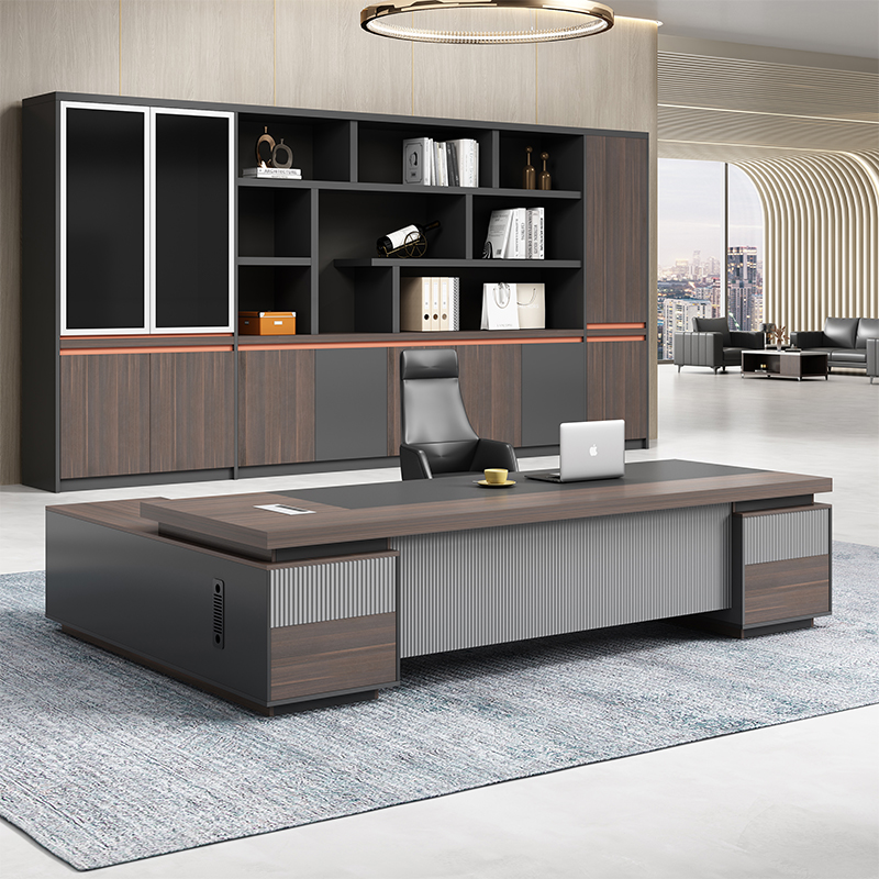 老板桌办公桌椅组合单人大气大班台现代简约豪华董事长办公家具