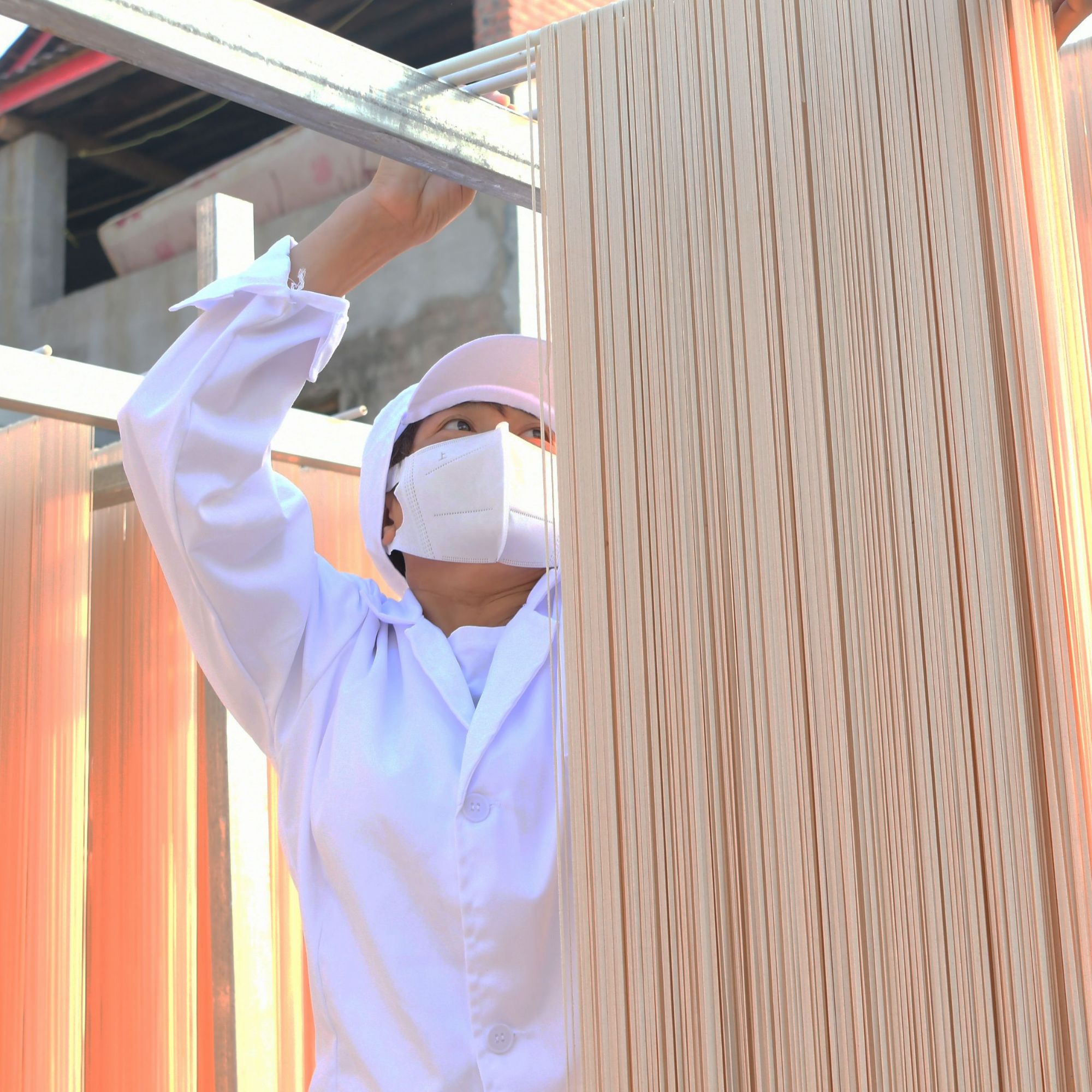 石磨土麦子面条9.6斤（细刀）