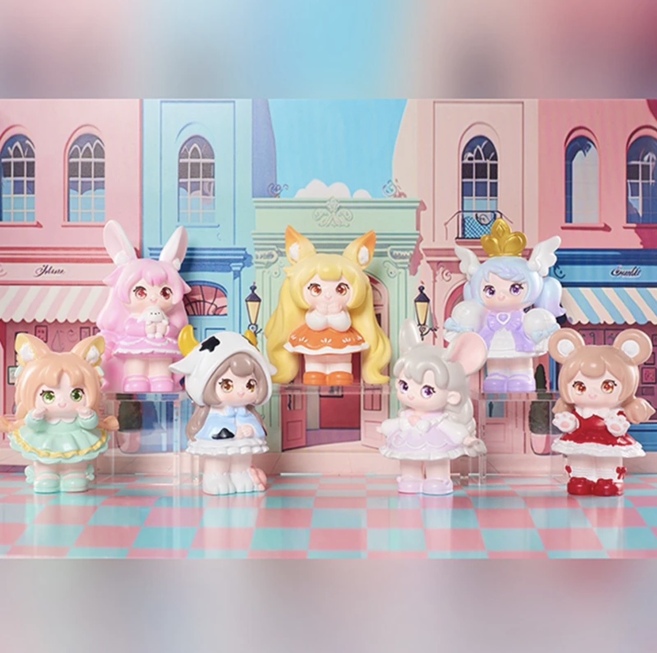 [拆盒】童话小镇系列手办盲盒