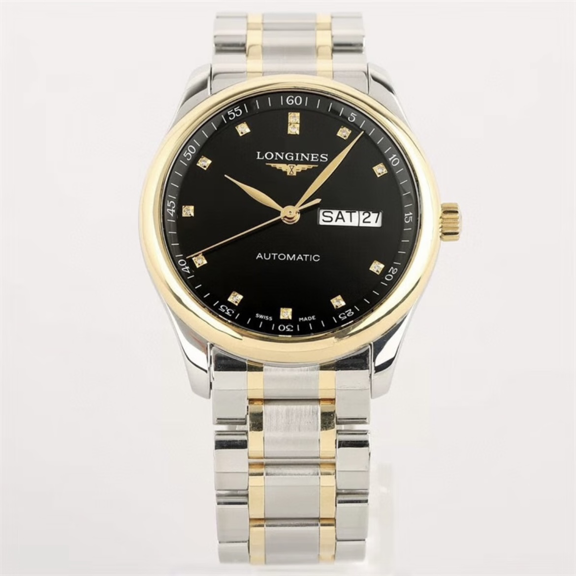 99新 Longines/浪琴 名匠/机械男表/过中检/表经38.5mm/公价30000
