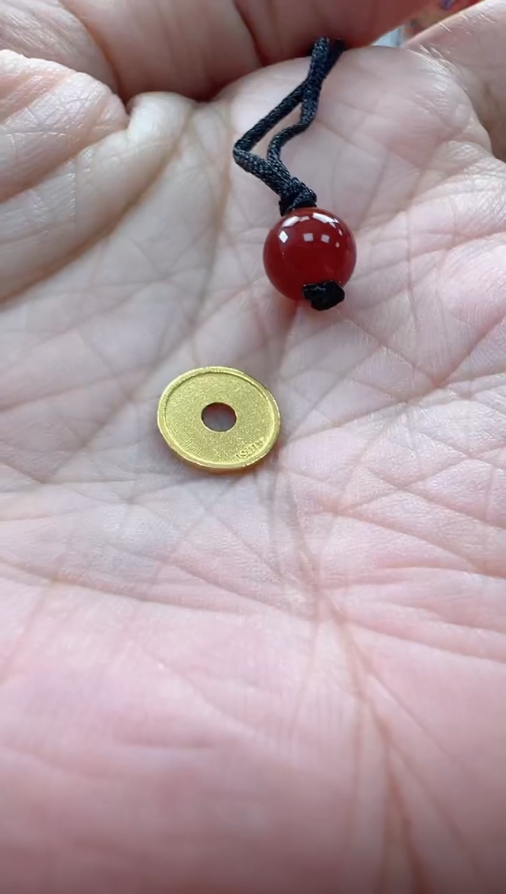 【闪购商品】玛瑙颈饰18K金镶嵌18K金10个大号