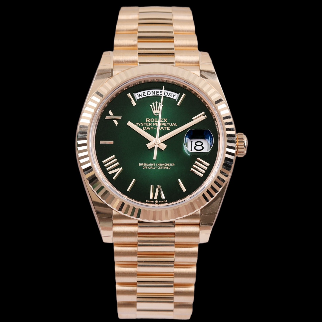 99新 Rolex/劳力士 S/228238烟熏绿DD/24年未使用/40mm