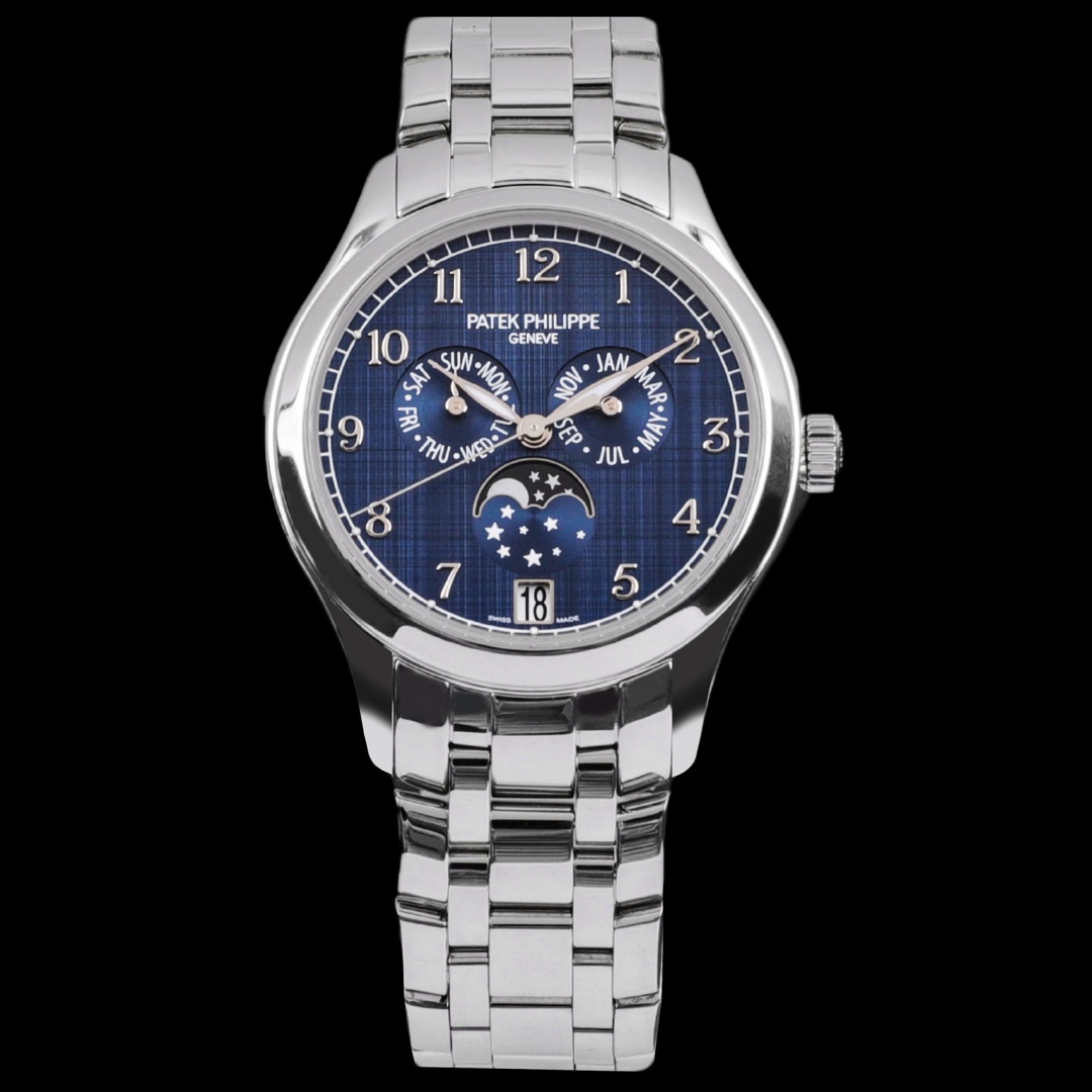 95新 Patek Philippe/百达翡丽 S/4947蓝面/二手单表/38mm