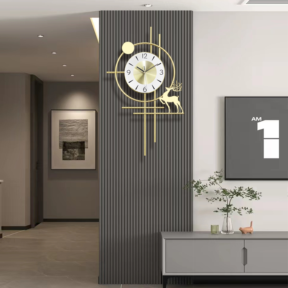简约挂钟客厅餐厅新款挂墙钟表静音时钟家用钟表客厅家用挂钟