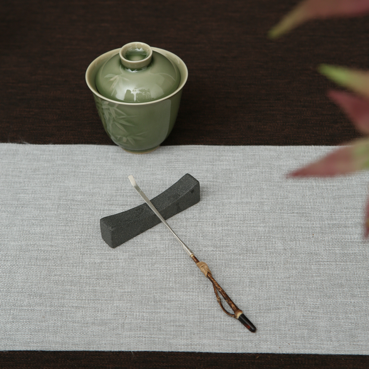 【朴意凡器】 紫竹银茶拨长 （XJPY148-14）