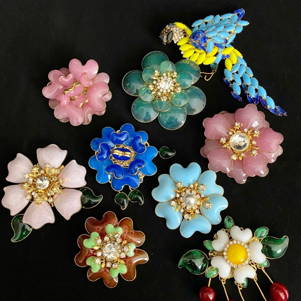 合金胸针 合集中古vintage