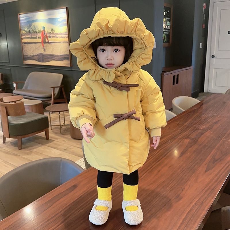 女童棉服女孩冬季儿童外套秋冬婴幼儿加厚宝宝冬装2024新款一岁