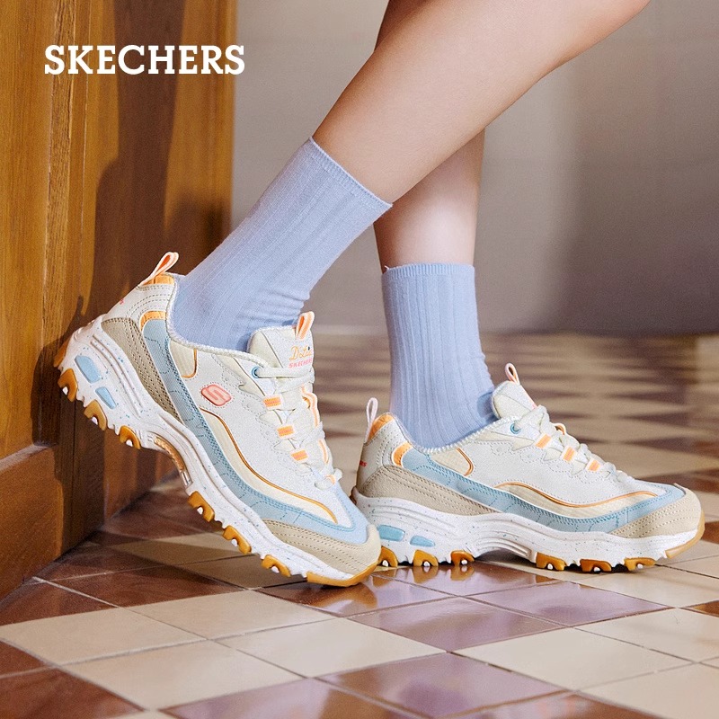 斯凯奇女鞋缓震户外运动鞋厚底休闲鞋时尚百搭新款老爹鞋149589