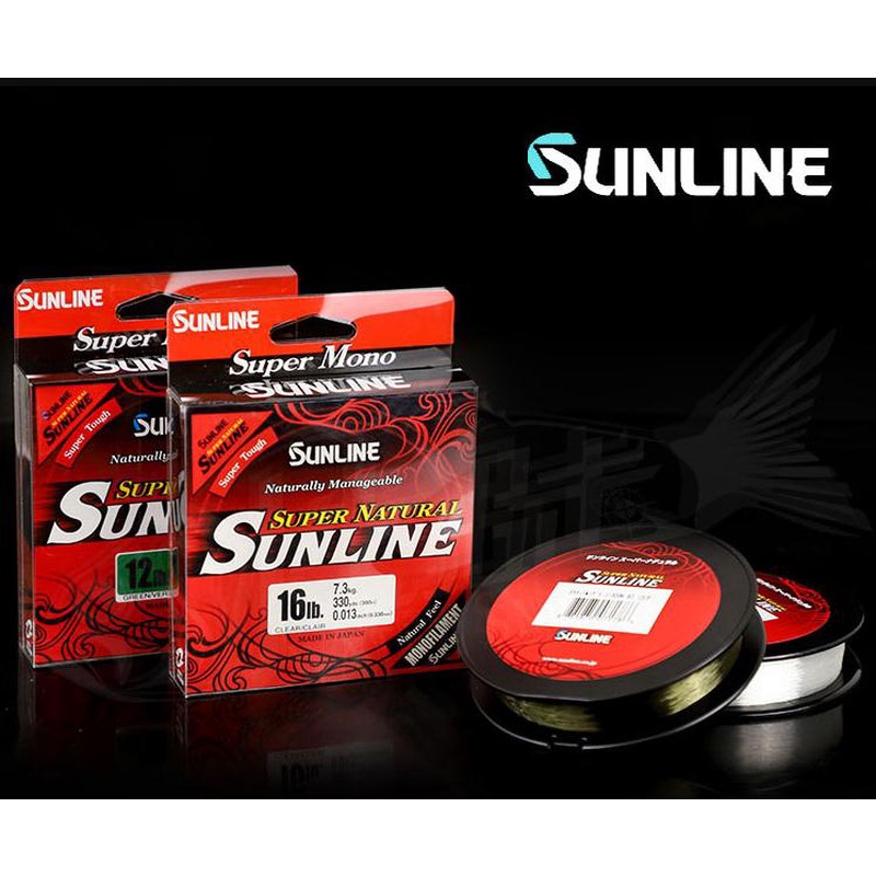 日本SUNLINE桑濑SUPER NATURAL 尼龙路亚鱼线300米矶钓线路亚线
