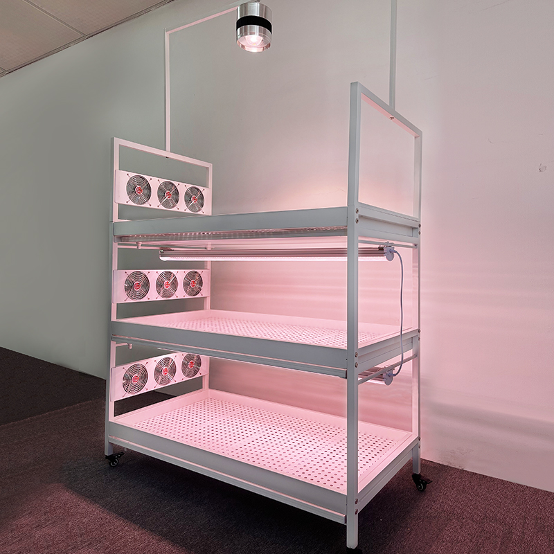 【鼓手与喵推荐】喜绿011藏线接水盆浸盆串联调速风扇浇水多肉花架D