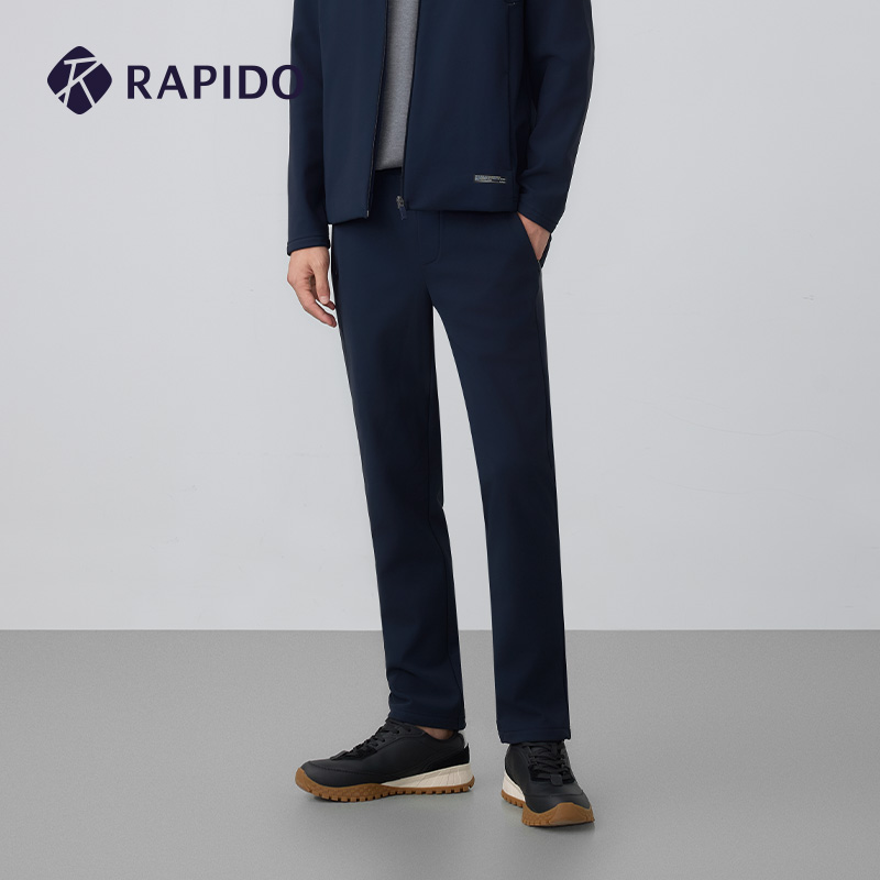 自在裤Rapido 睿必度24秋冬男加绒抗静电运动长裤雳霹道CN4978G06