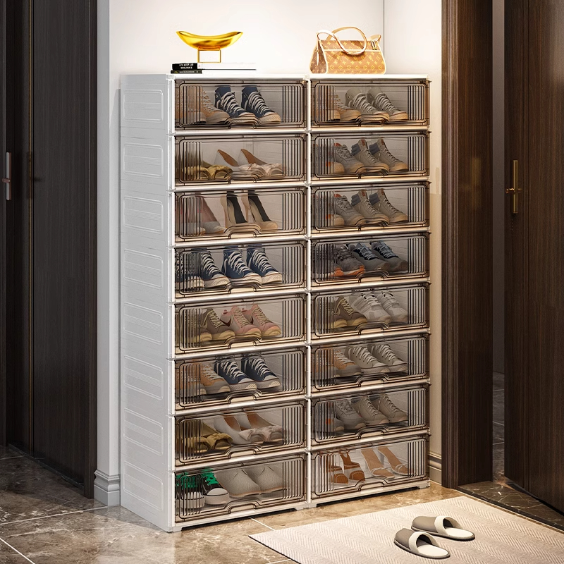 KSDIY免工具鞋柜家用门口室内鞋架鞋子收纳神器多层防尘鞋盒收纳