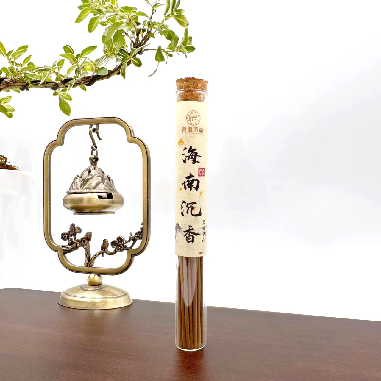 海南莺歌绿棋楠沉水无粘粉原生态线香深度睡眠持久流香