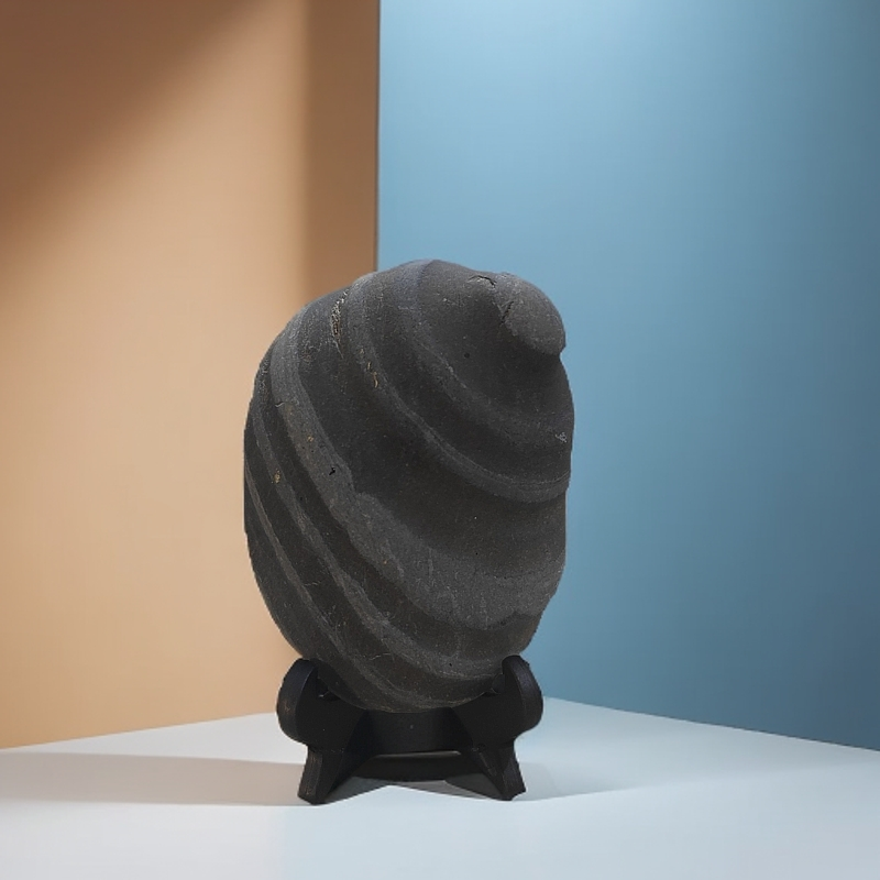 长江石(鲍鱼壳)奇石摆件未加工生态原石简约复古书房玄关摆设禅意