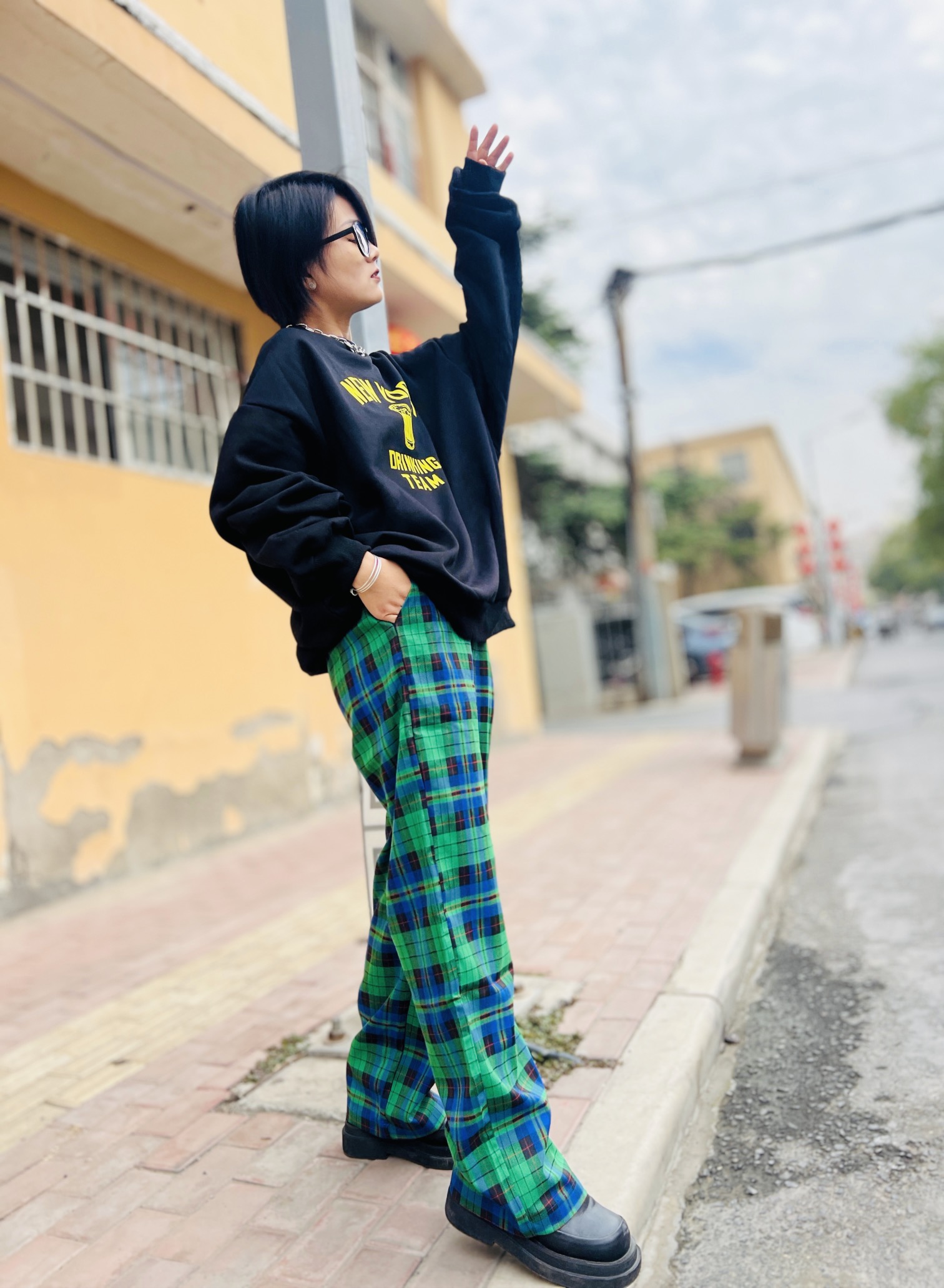 冬季加厚懒人卫衣