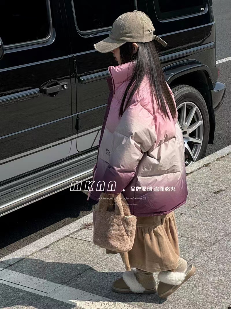 直播：儿童秋冬时尚加厚休闲百搭羽绒服冬季保暖男童女童加棉冬款