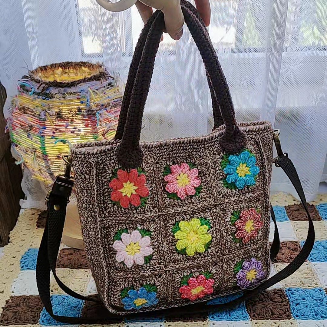 纯手工毛线钩织成品直播间包包选款链接满58包邮